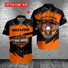 Harley Davidson Custom Name Button Shirt Design 3D Full Printed Sizes S - 5XL NABG325