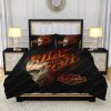 Harley Davidson Bedding Set Cover Design 3D - NABD545