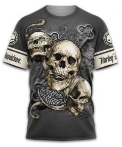 Harley Davidson T-Shirt Design 3D Full Printed Sizes S - 5XL -NABW145