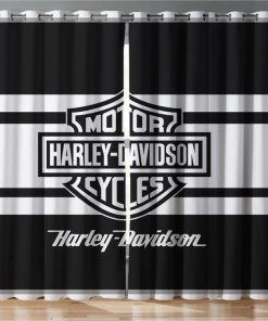 Harley Davidson Curtain Design 3D Full Printed NABK350
