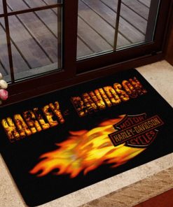 Harley Davidson Motorcycle Doormat NABS203