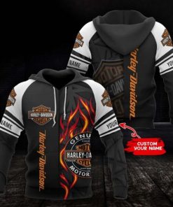 Harley Davidson Custom Name Hoodie Design 3D Full Printed Sizes S - 5XL - NABF325