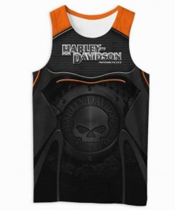 Harley Davidson Tank Top Design 3D Full Printed Sizes S - 5XL - NABF79S