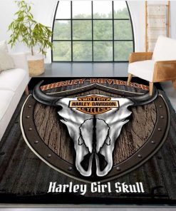 Harley Davidson Motorcycle Rug Home Floor Decor NABT267