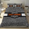 Harley Davidson Bedding Set Cover Design 3D - NABD524