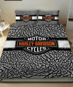 Harley Davidson Bedding Set Cover Design 3D - NABD524