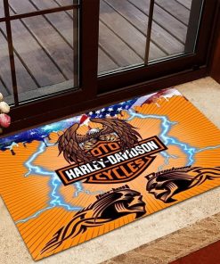 Harley Davidson Motorcycle Doormat NABD119