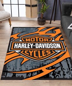 Harley Davidson Motorcycle Rug Home Floor Decor NABD190