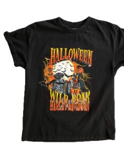 Harley Davidson Halloween T-shirt, Crew-neck Sweatshirt, Hoodie, Tank Top, V-neck T-shirt Design 2D Full Printed Sizes S - 5XL - NABD180