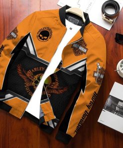 Harley Davidson Bomber Jacket Design 3D Full Printed NMHN168