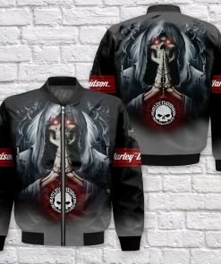 Harley Davidson Bomber Jacket Design 3D Full Printed M92903