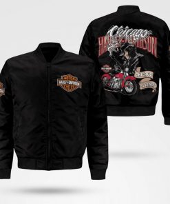 Harley Davidson Bomber Jacket Design 3D Full Printed NABR257