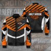 Harley Davidson Bomber Jacket Design 3D Full Printed NABL232