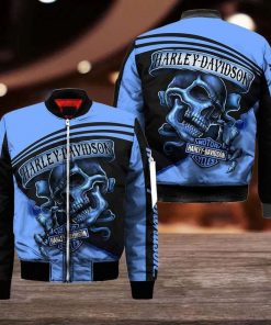 Harley Davidson Bomber Jacket Design 3D Full Printed A031508