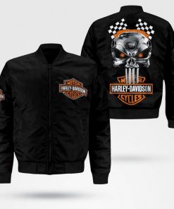 Harley Davidson Bomber Jacket Design 3D Full Printed NABR254