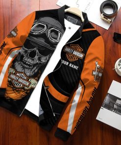 Harley Davidson Custom Name Bomber Jacket Design 3D Full Printed NABS229