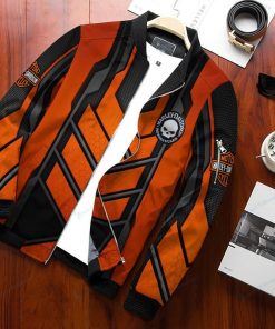 Harley Davidson Bomber Jacket Design 3D Full Printed NABL225