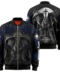 Harley Davidson Bomber Jacket Design 3D Full Printed NABF100F