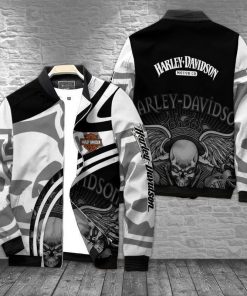 Harley Davidson Bomber Jacket Design 3D Full Printed NABL243
