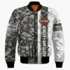 Harley Davidson Bomber Jacket Design 3D Full Printed NABG360S