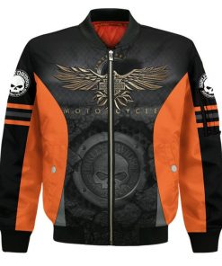Harley Davidson Bomber Jacket Design 3D Full Printed NABF58F