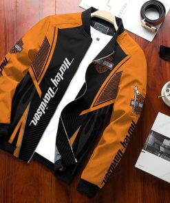 Harley Davidson Bomber Jacket Design 3D Full Printed NABL226