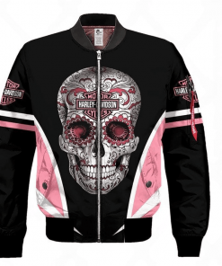 Harley Davidson Bomber Jacket Design 3D Full Printed NABS226K