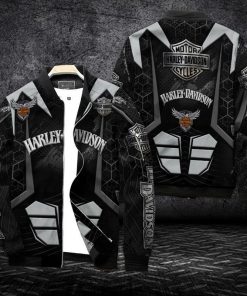 Harley Davidson Bomber Jacket Design 3D Full Printed NABG94