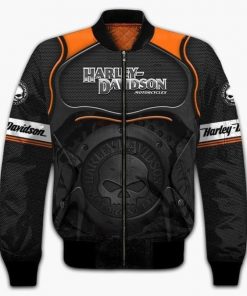 Harley Davidson Bomber Jacket Design 3D Full Printed NABF79F