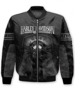 Harley Davidson Bomber Jacket Design 3D Full Printed NABF85F