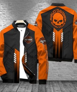 Harley Davidson Bomber Jacket Design 3D Full Printed NABL233