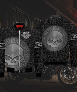 Harley Davidson Bomber Jacket Design 3D Full Printed NAQA531