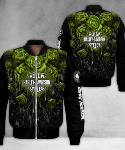 Harley Davidson Bomber Jacket Design 3D Full Printed NAQA550D