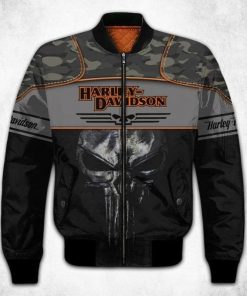 Harley Davidson Bomber Jacket Design 3D Full Printed NABC158G