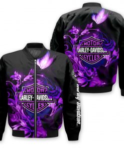 Harley Davidson Bomber Jacket Design 3D Full Printed NMQI29G