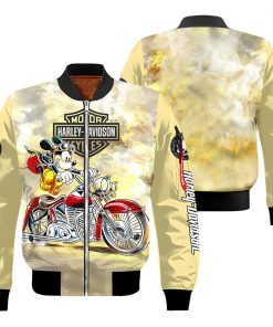 Harley Davidson Bomber Jacket Design 3D Full Printed NMQI25F