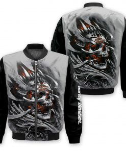 Harley Davidson Bomber Jacket Design 3D Full Printed NMQI20F