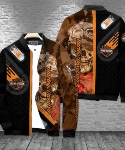 Harley Davidson Bomber Jacket Design 3D Full Printed NMHN162