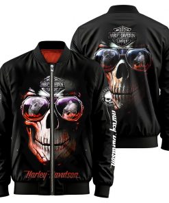 Harley Davidson Bomber Jacket Design 3D Full Printed NAPA07T