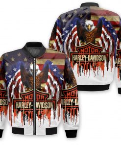 Harley Davidson Bomber Jacket Design 3D Full Printed NMHN153