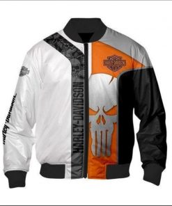 Harley Davidson Bomber Jacket Design 3D Full Printed NMCS161B