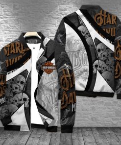 Harley Davidson Bomber Jacket Design 3D Full Printed NMHN172