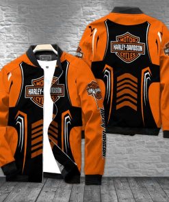 Harley Davidson Bomber Jacket Design 3D Full Printed NMHN150