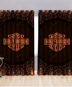 Harley Davidson Curtain Design 3D Full Printed NABB183