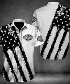 Harley Davidson Button Shirt Design 3D Full Printed Sizes S - 5XL NABC99
