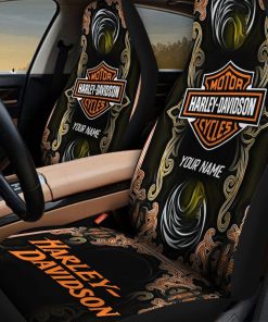 Harley Davidson Custom Name Car Seat Covers - NABC06