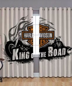 Harley Davidson Curtain Design 3D Full Printed NABB403