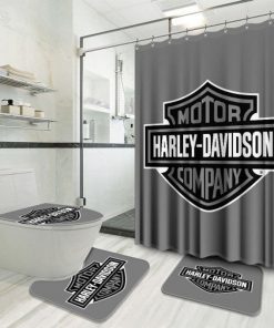 Harley Davidson Motorcycle Bathroom Decor Set NABC125A
