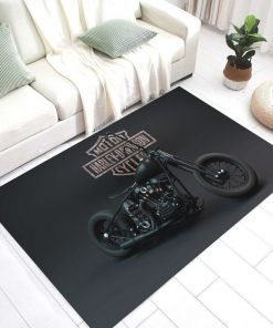 Harley Davidson Motorcycle Rug Home Floor Decor NABC172
