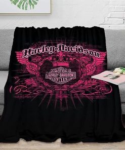 Harley Davidson Motorcycle Blanket NABC178